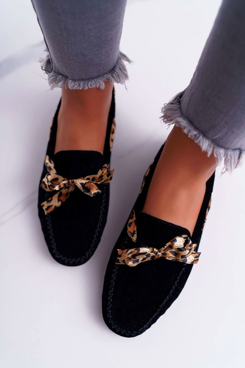 Women's Mokassins Lu Boo Comfortable Black Plummy