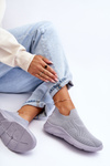 Women's Slip-On Sports Shoes Grey Claris