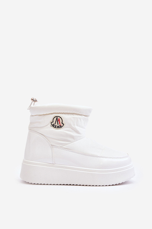 Women's Slip-on Snow Boots Platform White Gattea