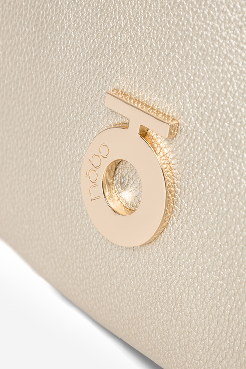 Plecak Damski Mały Eko Skórzany Złoty NOBO BAGP230-K023