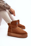 Vegan Platform Snow Boots D.Franklin DFSH371004 Brown