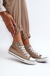 Women's Classic High Sneakers Beige Remos