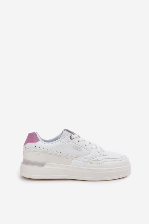 Damskie Sneakersy Na Platformie Białe LEE EMMA WOMEN LOW 50251014.00L