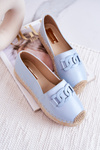 Classic Espadrilles On The Platform Blue Julianne