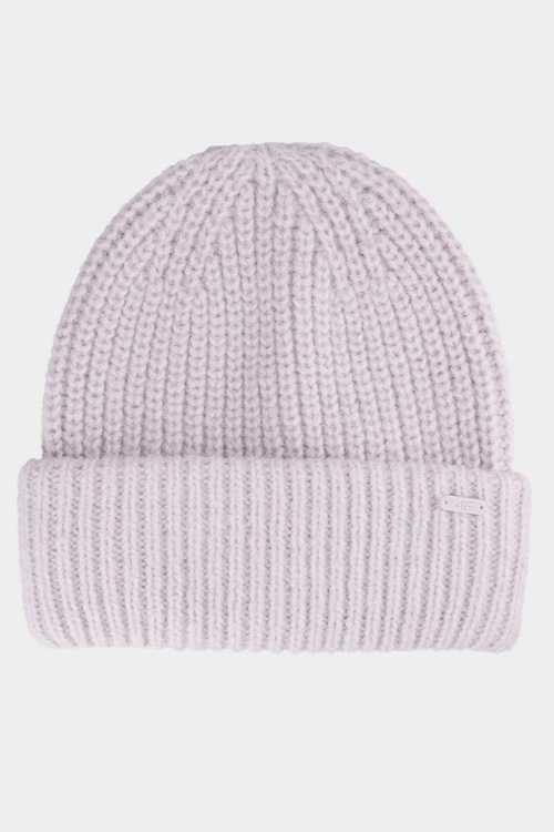 Winter Hat with Wool Blend Women's 4F 4FAW23ACAPF290-52S Purple