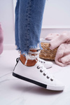 Women's Sneakers White Black Strap Nigrid2