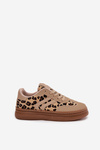 Women's Sneakers on Platform Panterka Beige Denissa