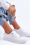 Women's Lace-up Sneakers White Etna