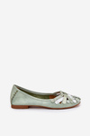 Ladies Leather Ballet Flats Maciejka 01358-50 Mint