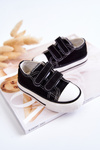 Children's Sneakers With Velcro Black Bernie
