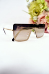 Women's Sunglasses Prius PRE-12 Gold Mirror Chain