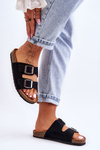 Women's Slip-On Slippers Black Destino