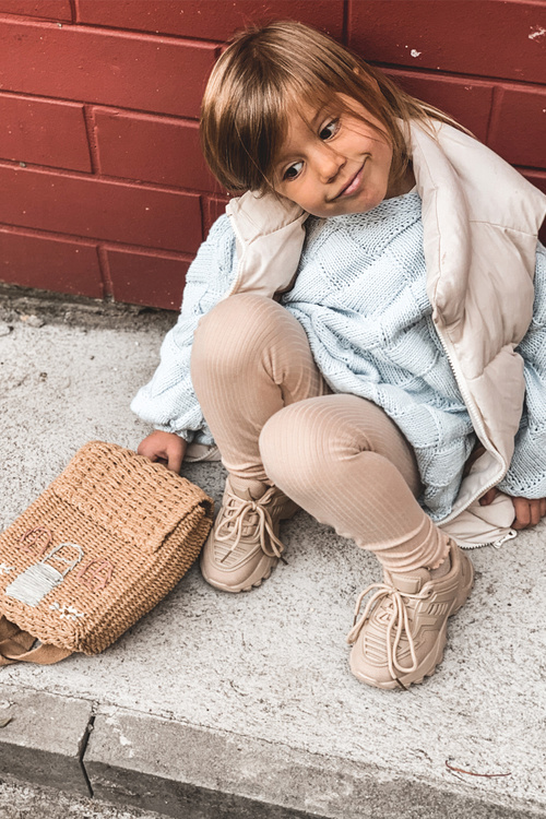Children's Sneakers Beige Freak Out