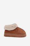 Women's Snow Boots On Platform With Fur Camel Calyra
