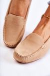Women's Suede Loafers Beige Millare