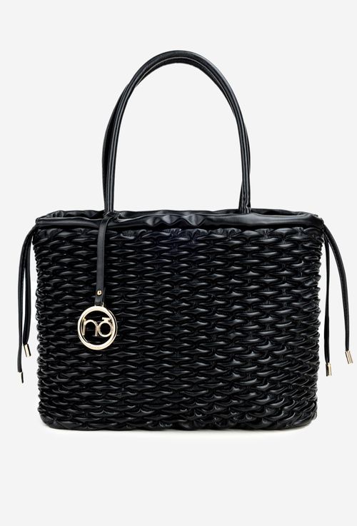 Damska Torebka Shopperka Czarna NOBO BAG5940-020 