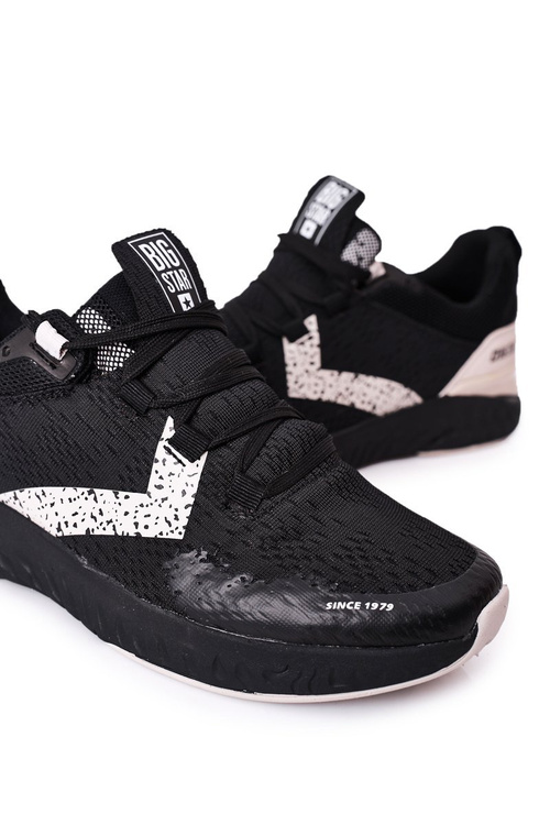 Men's Sport Shoes Memory Foam Big Star HH174236 Black