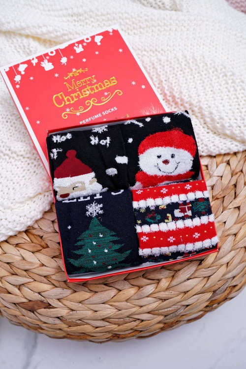 Women's Scented Socks Set of 4 Pairs Christmas COSAS A7