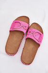 Women's Platform Slippers With Decoration Fuchsia Daphira
