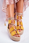 Women’s Espadrilles On Platform Yellow India