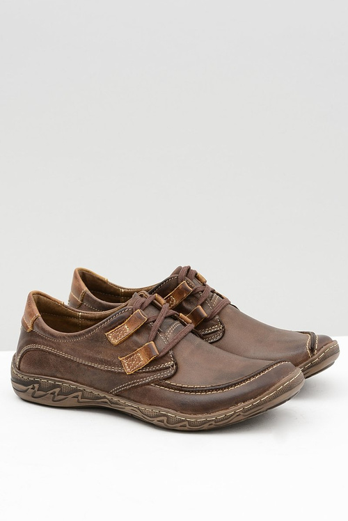 Men's Leather Brown Elton Half Boots