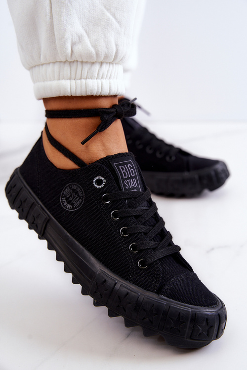 Tenisówki Trampki Niskie BIG STAR Czarne JJ274510