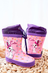 Children's Rubber Galoshes boots Pink Rabbit Hekamna