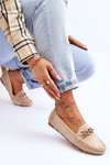 Women's Suede Loafers Beige Sorento