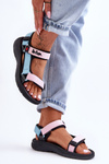 Women's Sports Sandals Lee Cooper LCW-23-34-1688L Pink-Blue