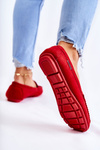 Women's Suede Loafers Red Millare