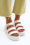 Women's Sandals on Chunky Sole White Nicarda
