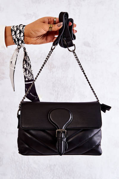 Small Quilted Purse Black Hailee