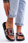 Women's Slippers With Emoticons Black Cosette
