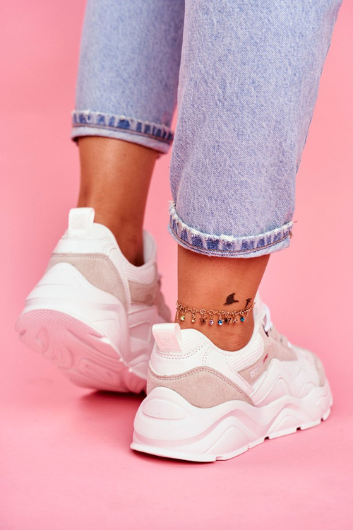 Women's Sports Shoes Sneakers Big Star White FF274958