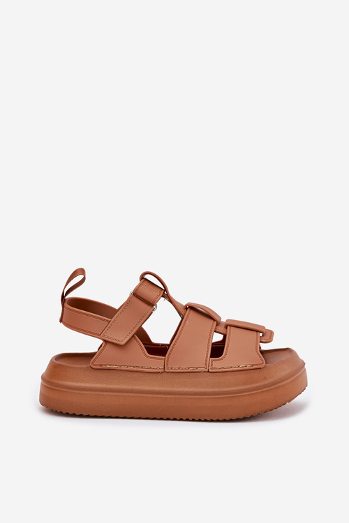 Damskie Sandały Na Platformie Camel Nitavelia