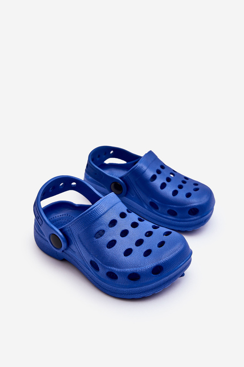 Klapki Kroksy Dziecięce Piankowe Niebieskie Lucas PP6197
