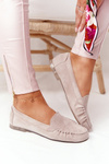 Suede Loafers Sergio Leone MK722 Beige