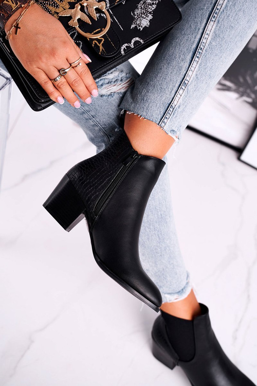 Women’s Boots On High Heel Sergio Leone Black BT613