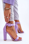 Heel Sandals Violet Georgina