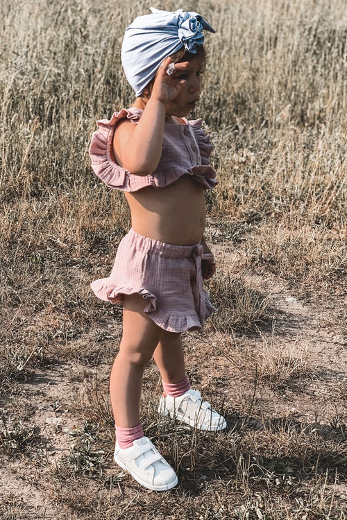 Children's Sneakers With Velcro White-Rainbow Cute Girl