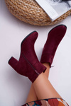 Women's Heeled Boots Sergio Leone Maroon BT522