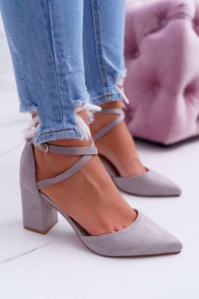 Women's Stiletto pumps Grey Traffic