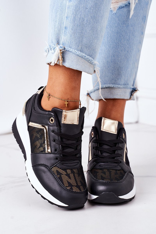 Wedge Sneakers Black Weekend