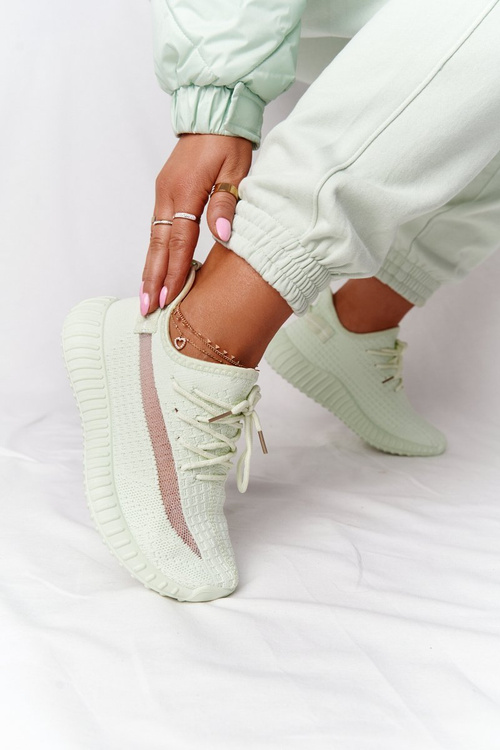 Women's Sport Shoes Sneakers Light Green Amazing
