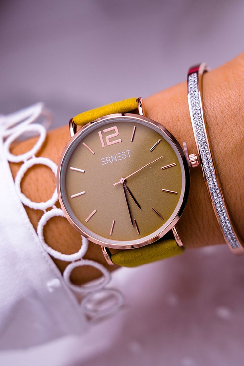 Women's Watch Ernest Yellow Claire