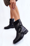 Women's Warm Slip-on Boots Black Calan
