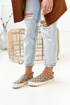 Women's Slip-On Sneakers Khaki Challenge