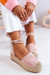 Espadrilles Sandals With Jets Pink Lillian