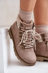 Warm Women's Boots Dark Beige Lee Cooper LCJ-24-03-3042