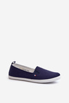 Women's Navy Slip-On Canvas Sneakers Adrancia